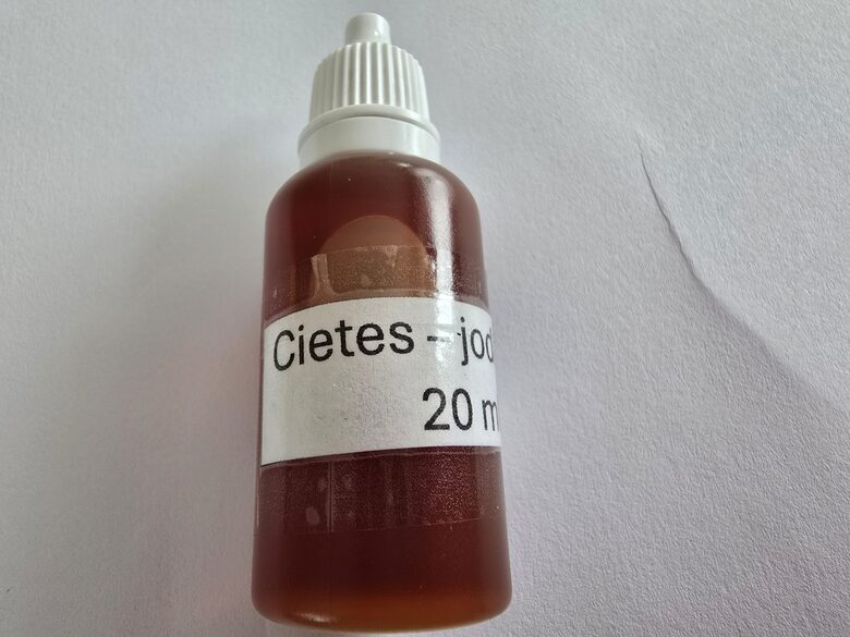 Cietes - joda tests papildinājums 20 ml