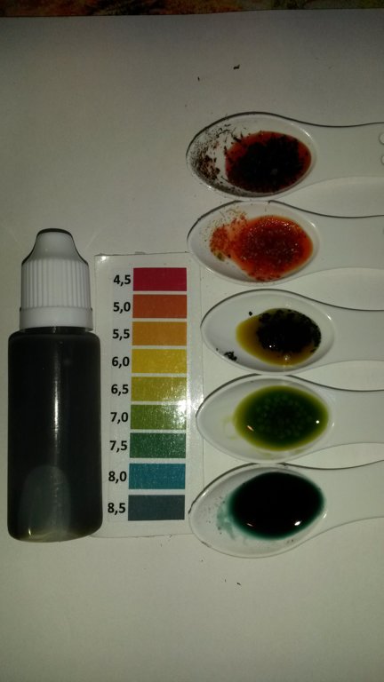 pH indikatoršķīdums    pH indikators  augsnes pH mērītājs